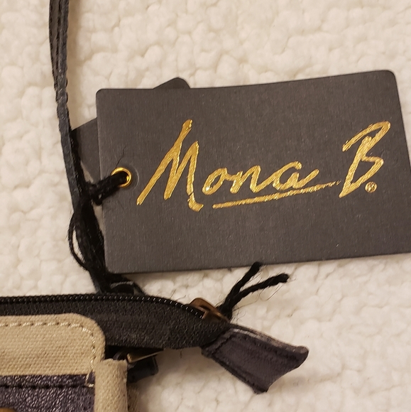 Upcycled Mona B Great Adventure Saddle Crossbody - Picture 3 of 5